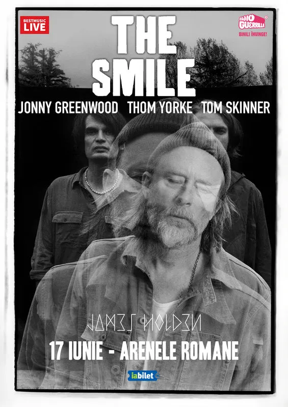 The Smile (Thom Yorke, Jonny Greenwood – Radiohead & Tom Skinner) – 17 June 2024, Bucharest